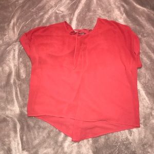Size medium sheer crop top